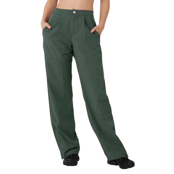 Alo Yoga Flip It Trouser Dark Cactus M